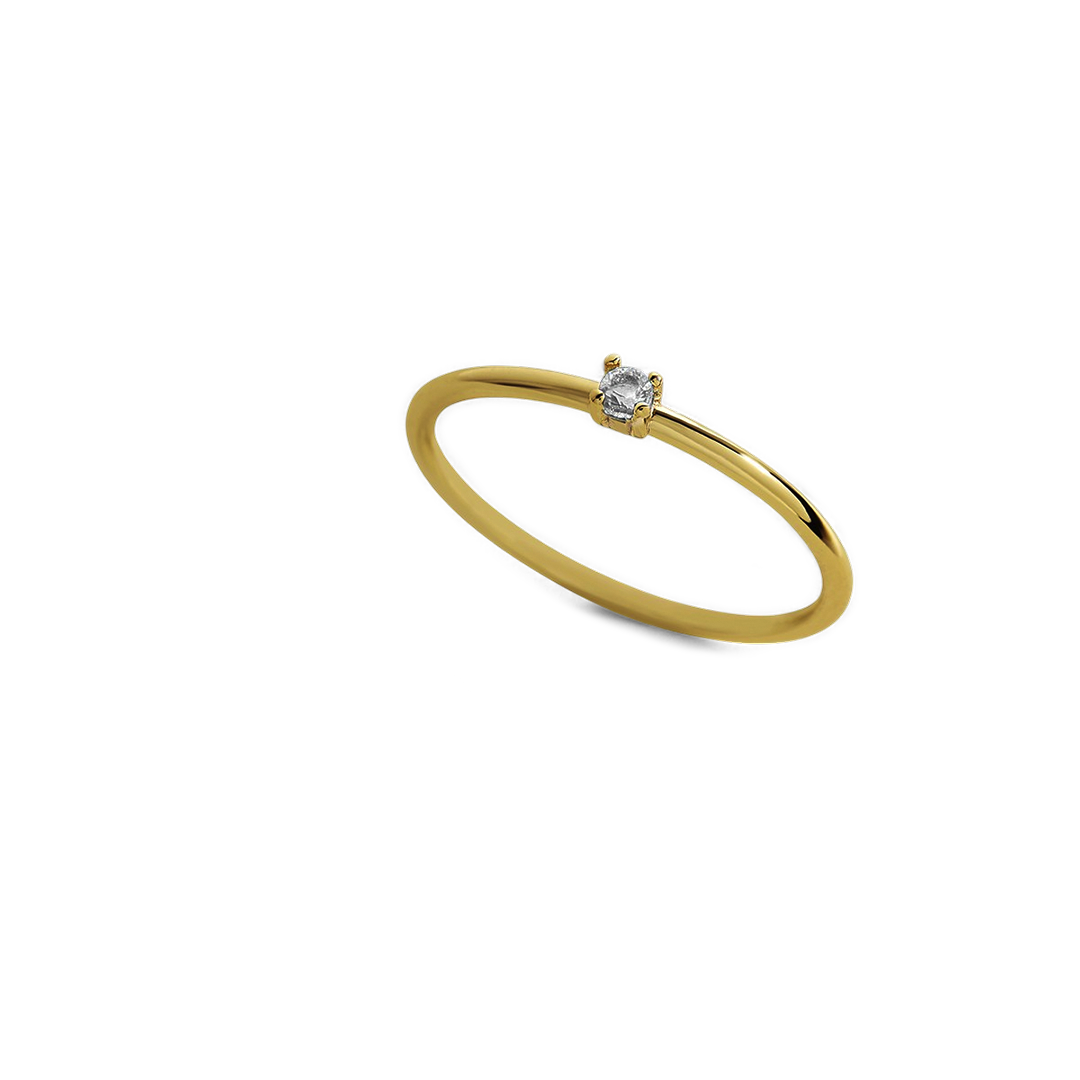 Super zierlicher Stapelring mit Geburtssteinen