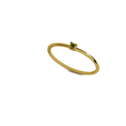 Super zierlicher Stapelring mit Geburtssteinen