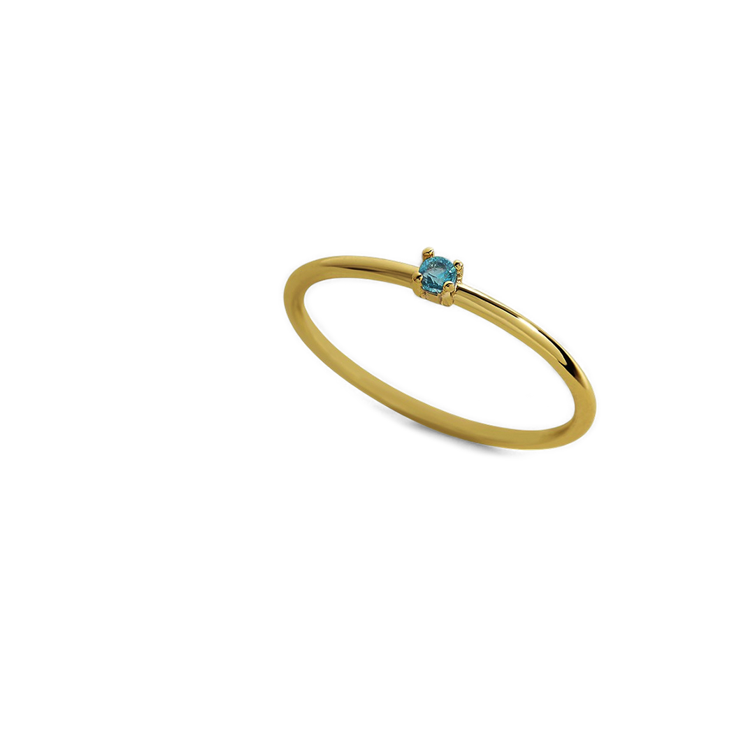 Super zierlicher Stapelring mit Geburtssteinen