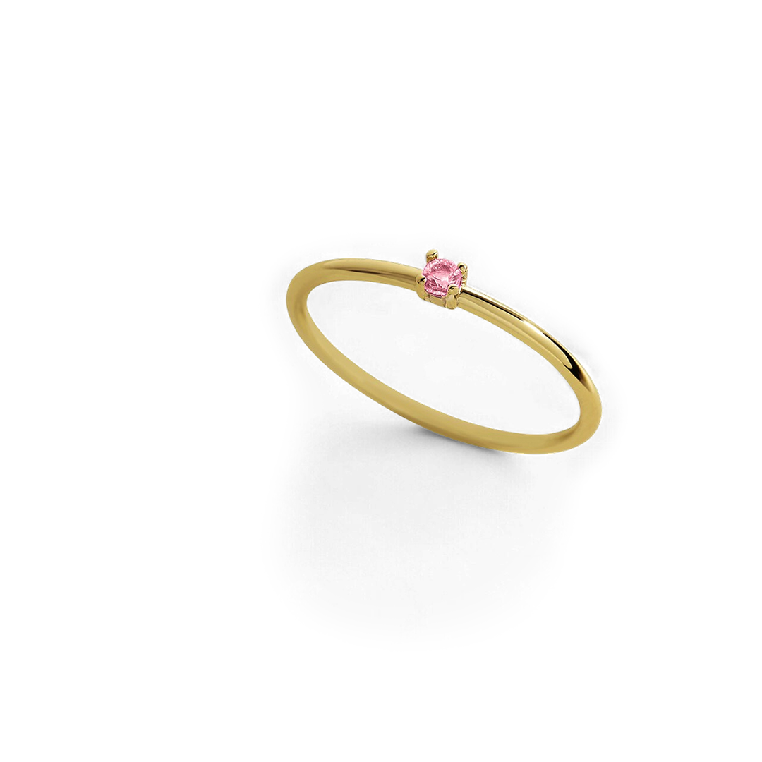 Super zierlicher Stapelring mit Geburtssteinen