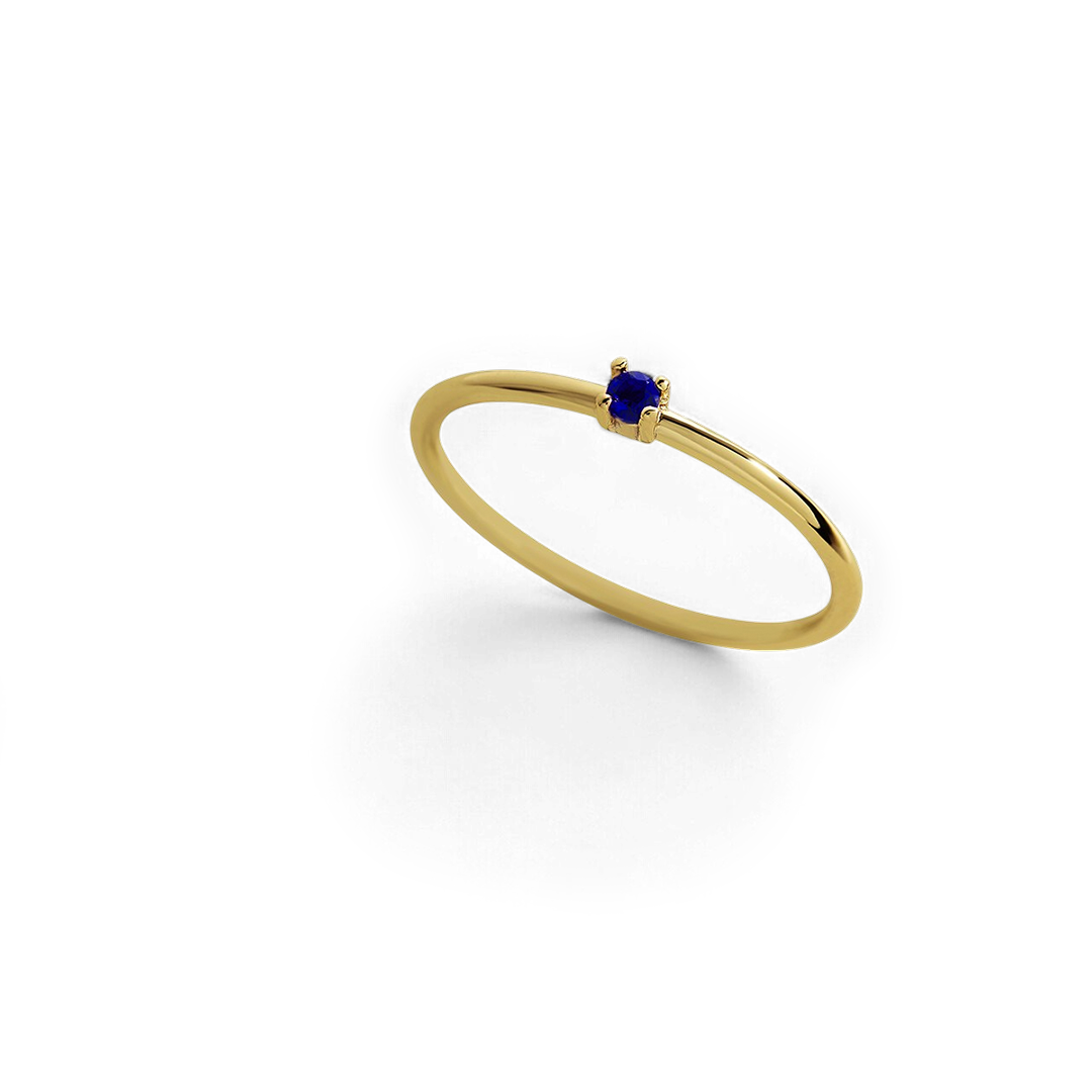 Super zierlicher Stapelring mit Geburtssteinen