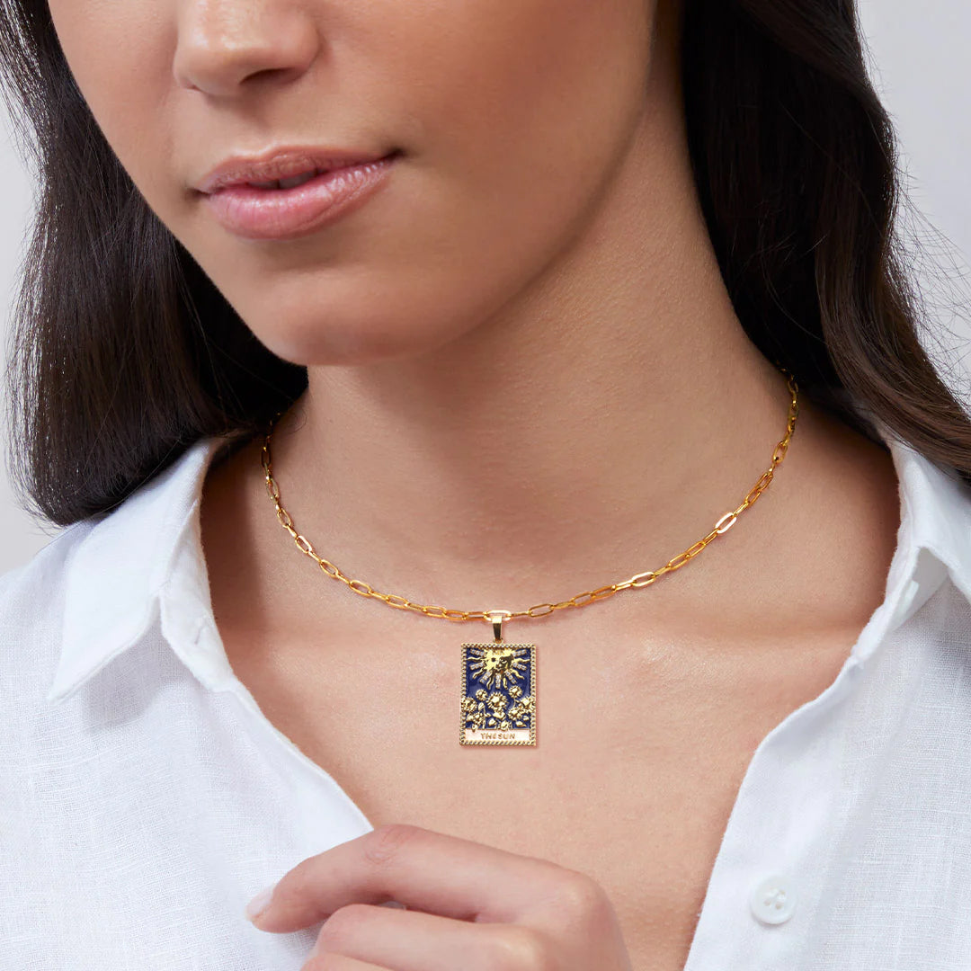 The Sun Tarot Necklace