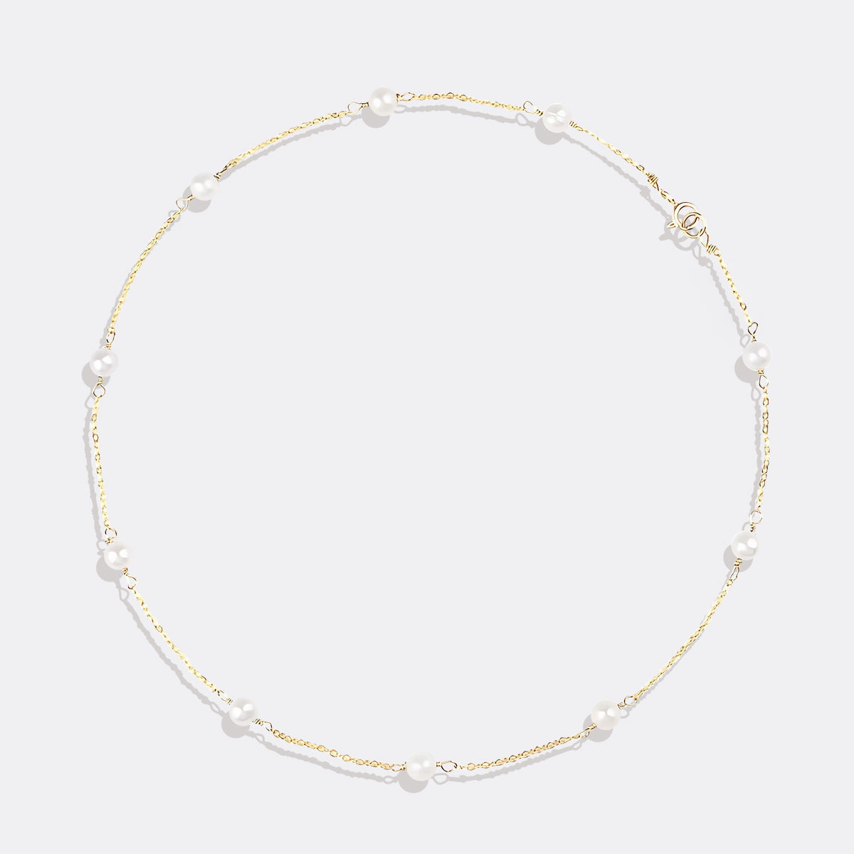 Halsband mit zehn Perlen 