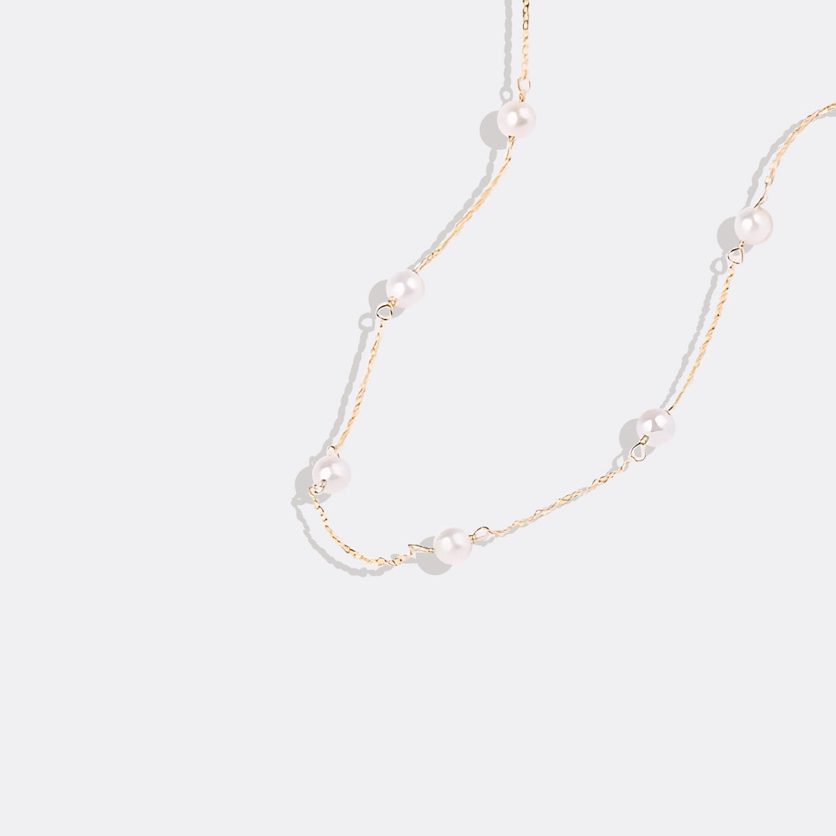 Halsband mit zehn Perlen 