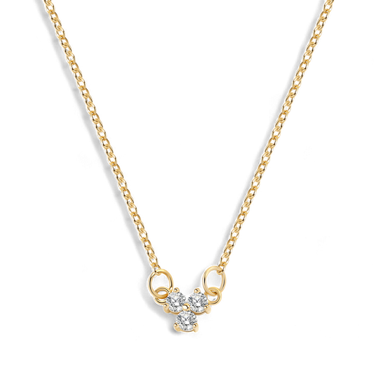 Trinity Diamond Pendant Necklace