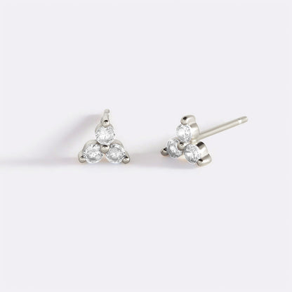 Trinity Birthstone Earrings