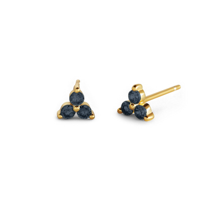 Trinity Birthstone Earrings