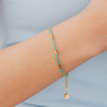 Adjustable Gemstone Bracelet