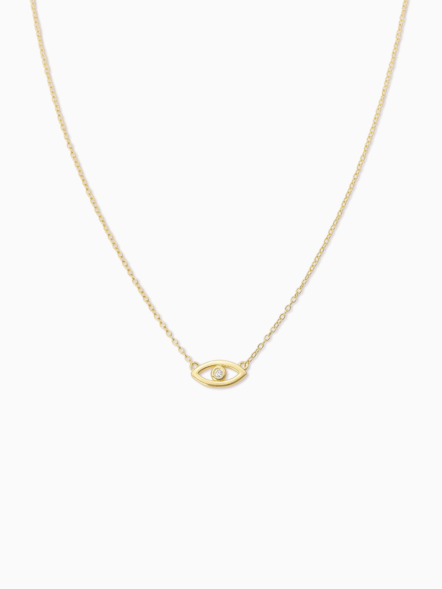 Collar de vermeil con mal de ojo