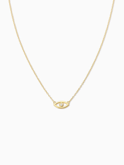 Collar de vermeil con mal de ojo