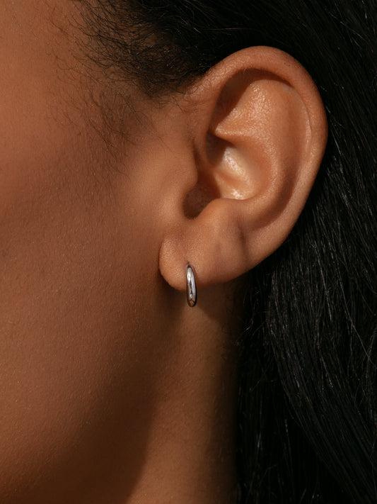 Pendientes Huggie mixtos