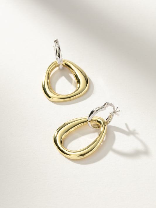 Mixed Statement Hoop Earrings