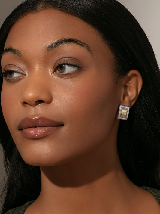 Tease Rectangular Mixed Earrings