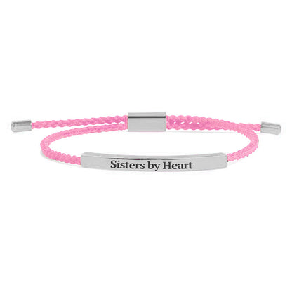 Not Sisters By Blood But Sisters By Heart Inspire Bracelet