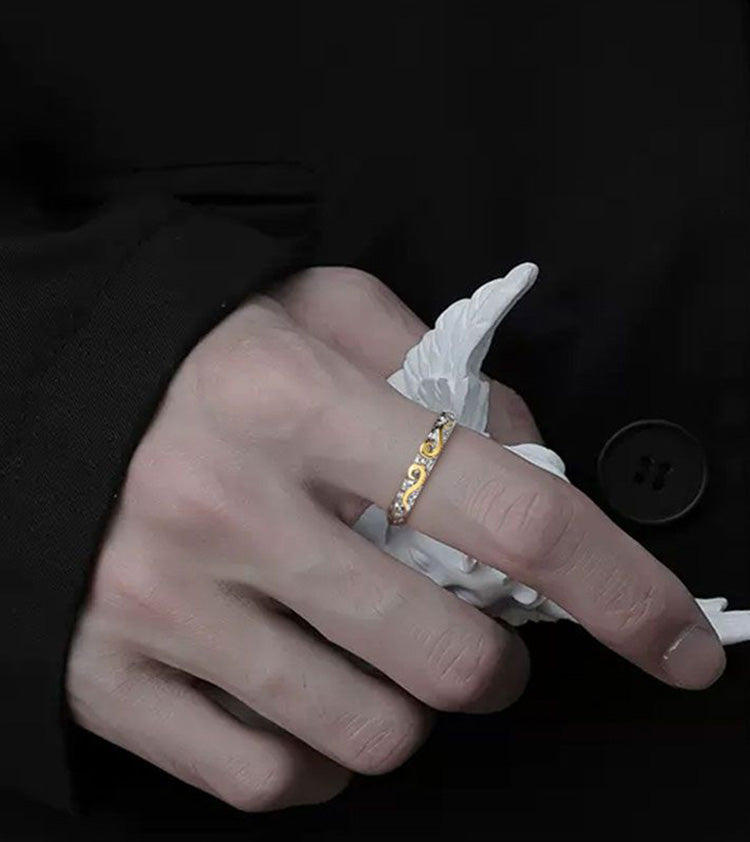 Adjustable Sun Wukong Tightening Spell Ring for Men - Touch Bling