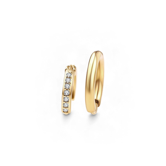 Huggie Earrings Set