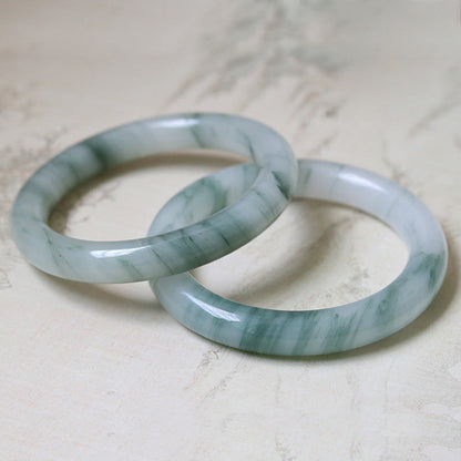 Pulsera de jade natural con piedras de Buda para la suerte y la prosperidad