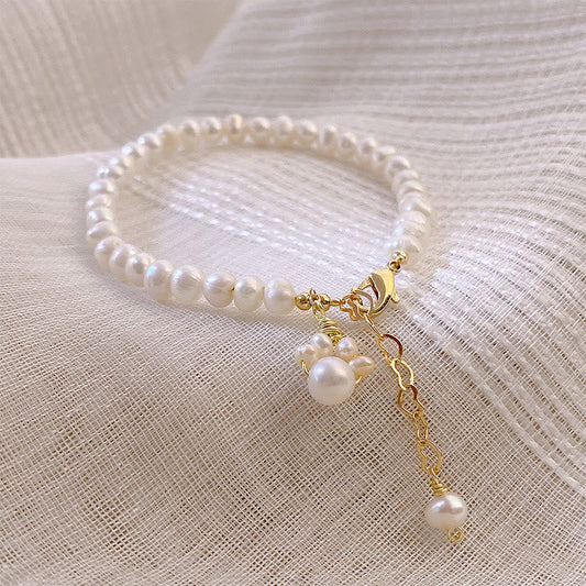 Pulsera de cadena curativa con pata de gato y perlas de Buda