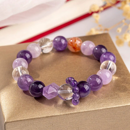 Divine Clarity Amethyst Bracelet
