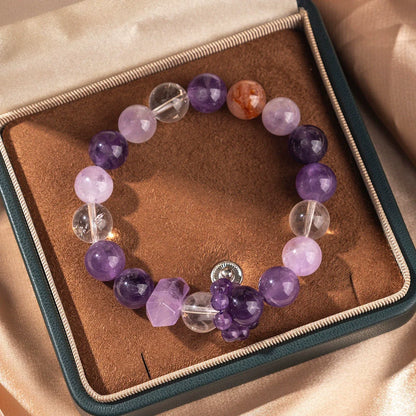 Divine Clarity Amethyst Bracelet