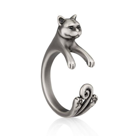 British Shorthair Wrap Ring