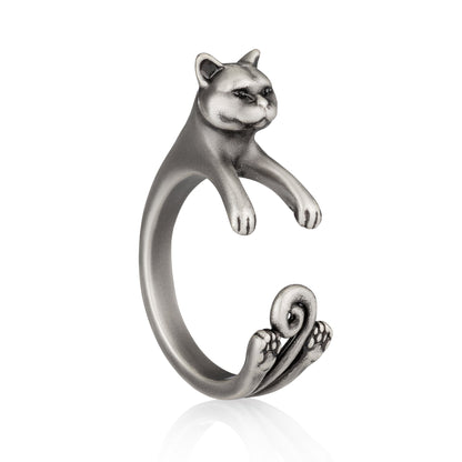 British Shorthair Wrap Ring