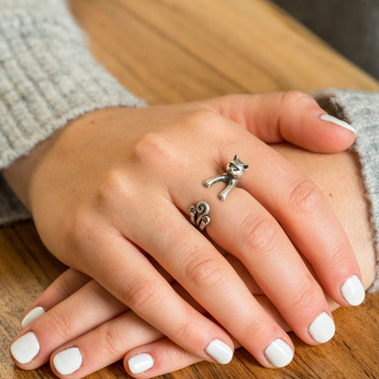 British Shorthair Wrap Ring