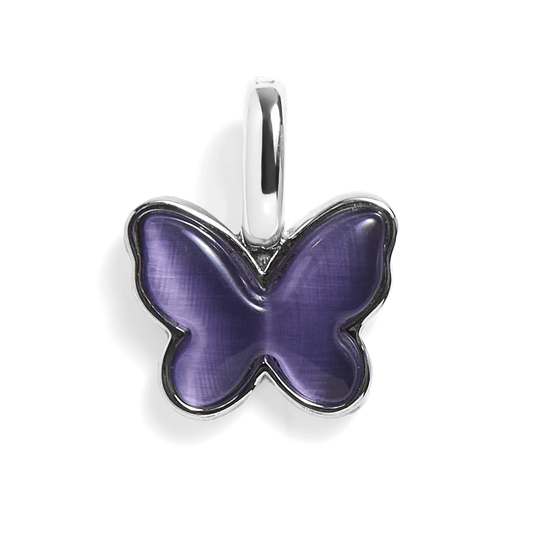 Dije de mariposa de amatista