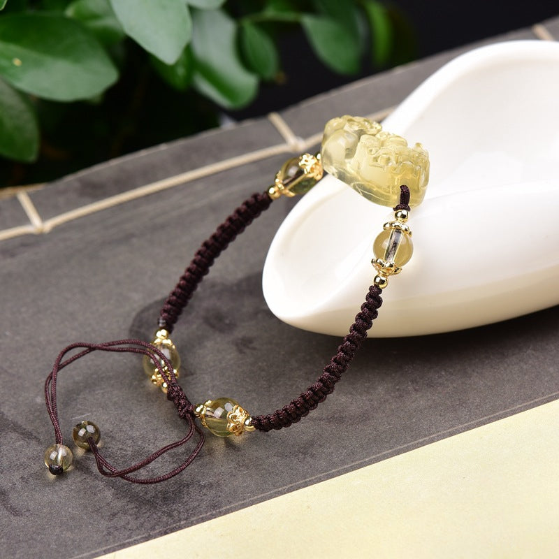 Citrine Wealth Pi Xiu Bracelet – A Symbol of Prosperity and Good Fortune - Touch Bling