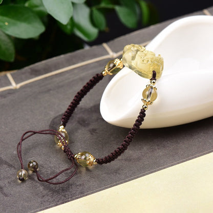 Citrine Wealth Pi Xiu Bracelet – A Symbol of Prosperity and Good Fortune - Touch Bling