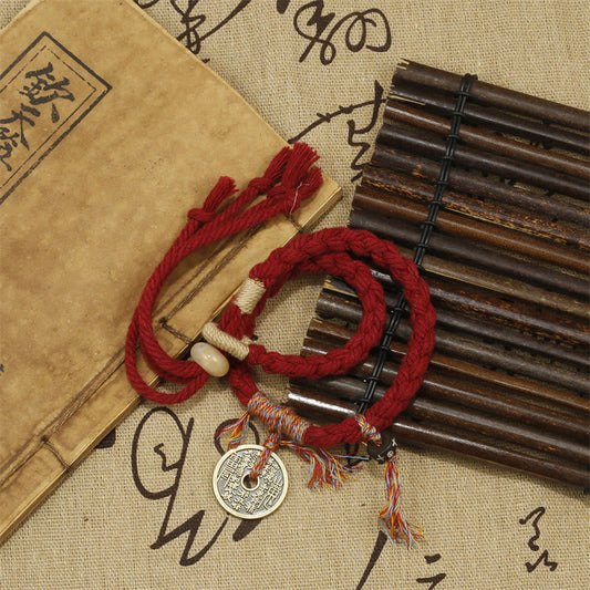 Pulsera hecha a mano con piedras de Buda, montaña, fantasmas, gastar dinero y alejar malos espíritus.