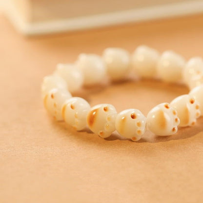 Lovely Charcoal Burned Cat's Paw Bodhi Bracelet