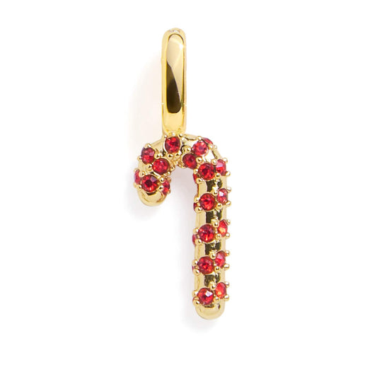 Charm de bastón de caramelo pavé