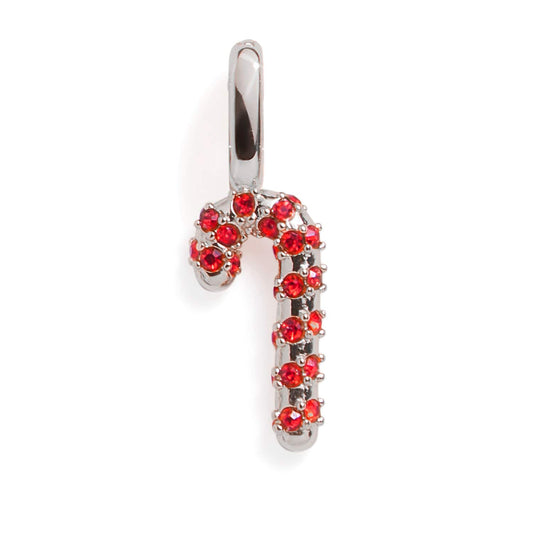 Charm de bastón de caramelo pavé