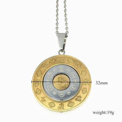 Career Path Guide Rotating Constellation Chart Necklace