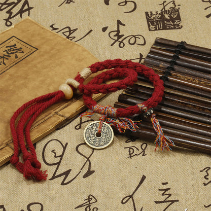 Pulsera hecha a mano con piedras de Buda, montaña, fantasmas, gastar dinero y alejar malos espíritus.