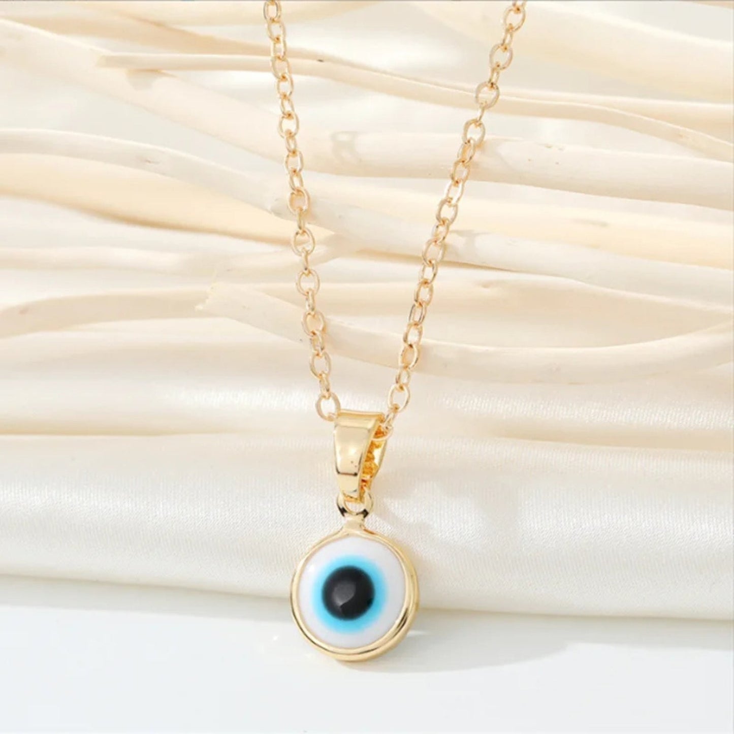 Charmed Gaze Evil Eye Pendant Necklace