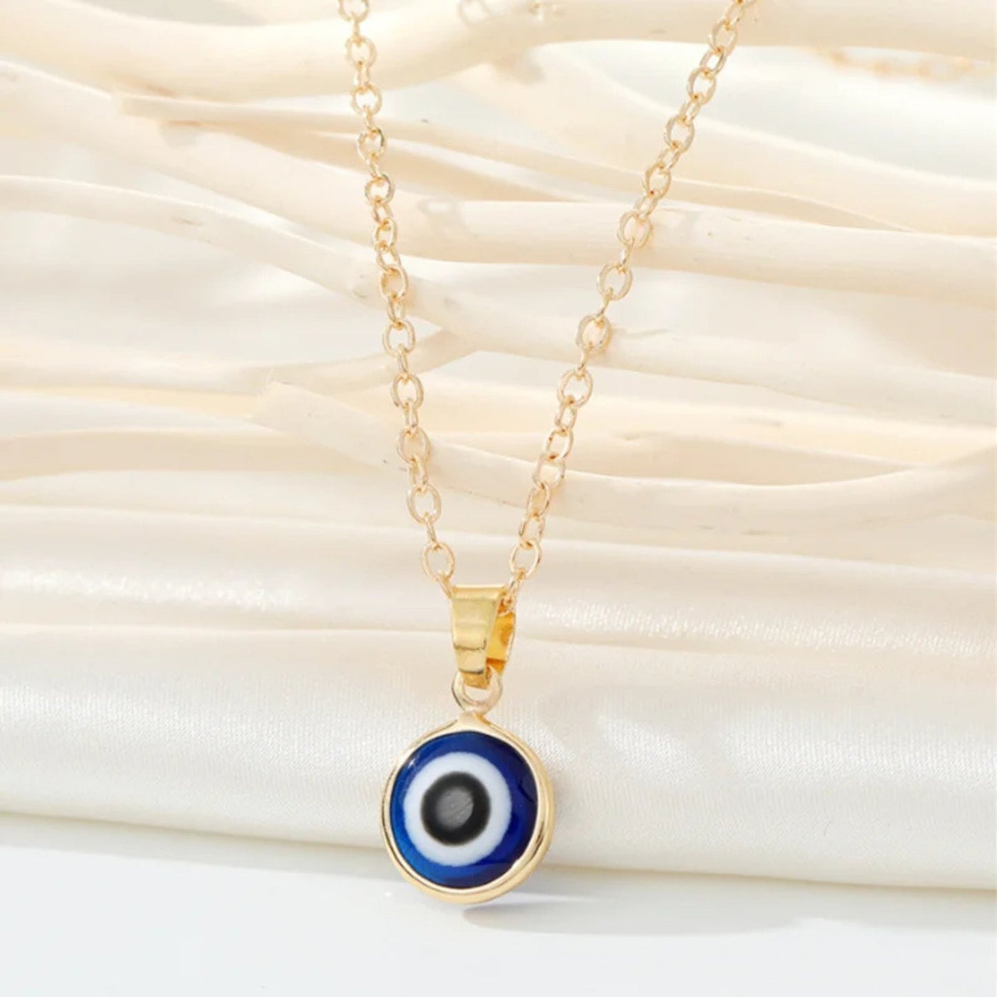 Charmed Gaze Evil Eye Pendant Necklace