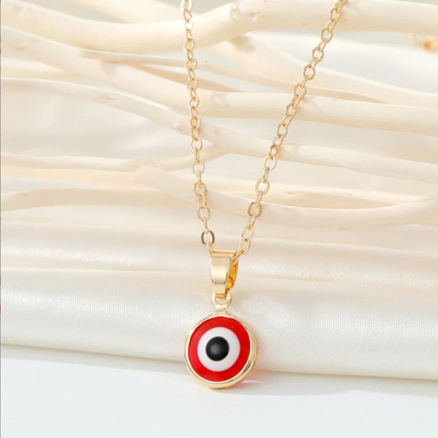 Charmed Gaze Evil Eye Pendant Necklace