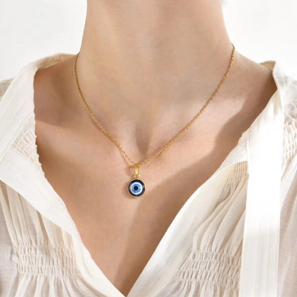 Charmed Gaze Evil Eye Pendant Necklace