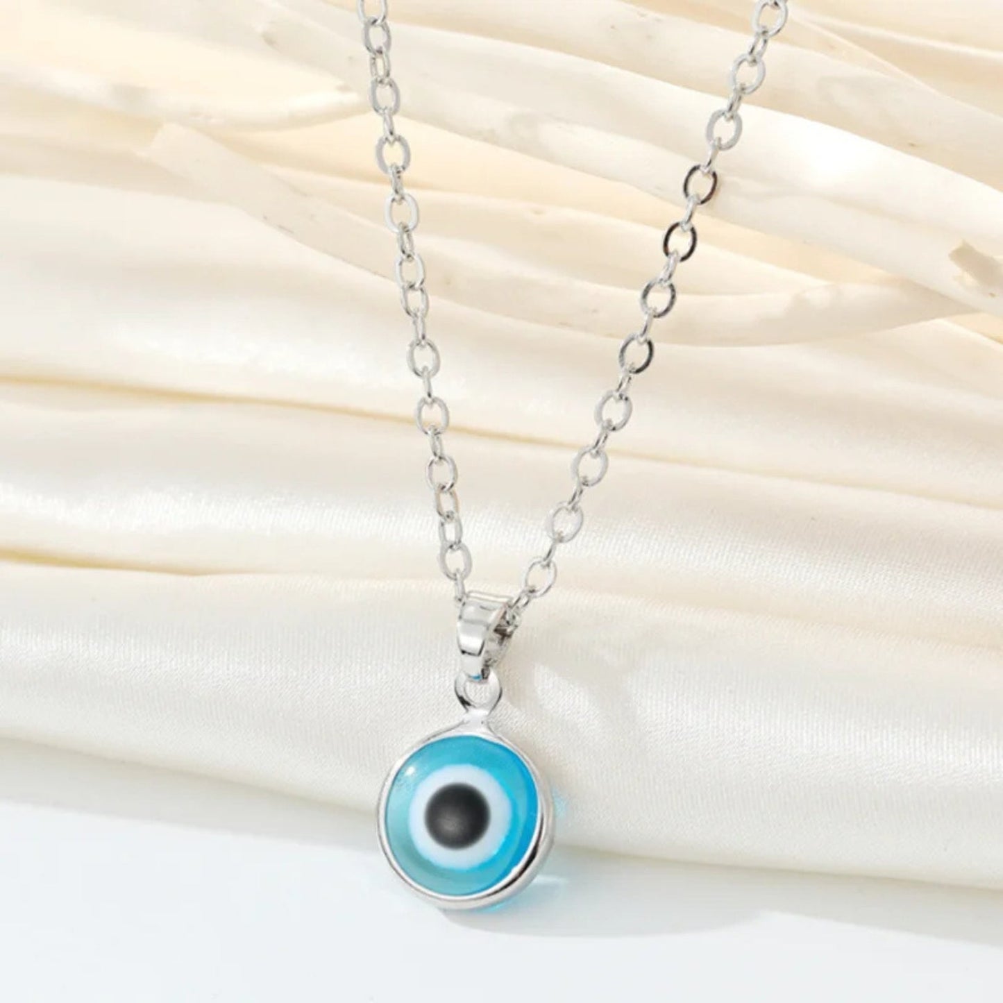 Charmed Gaze Evil Eye Pendant Necklace
