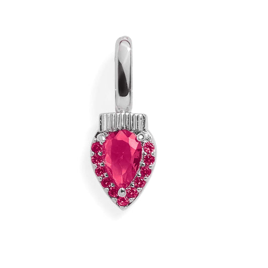 Charm de luz navideña con pavé