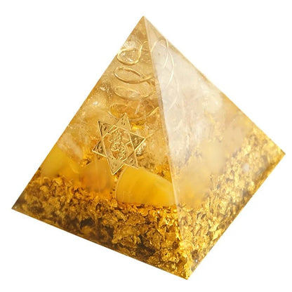 Citrine Orgone Energy Pyramid