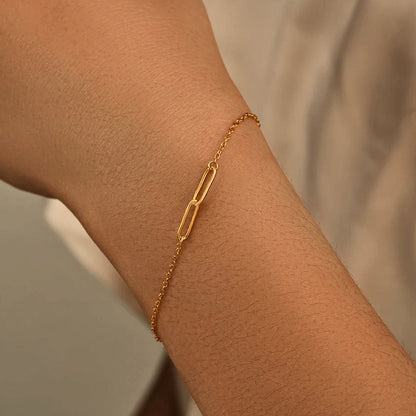 Couple's Long Distance Link Bracelet