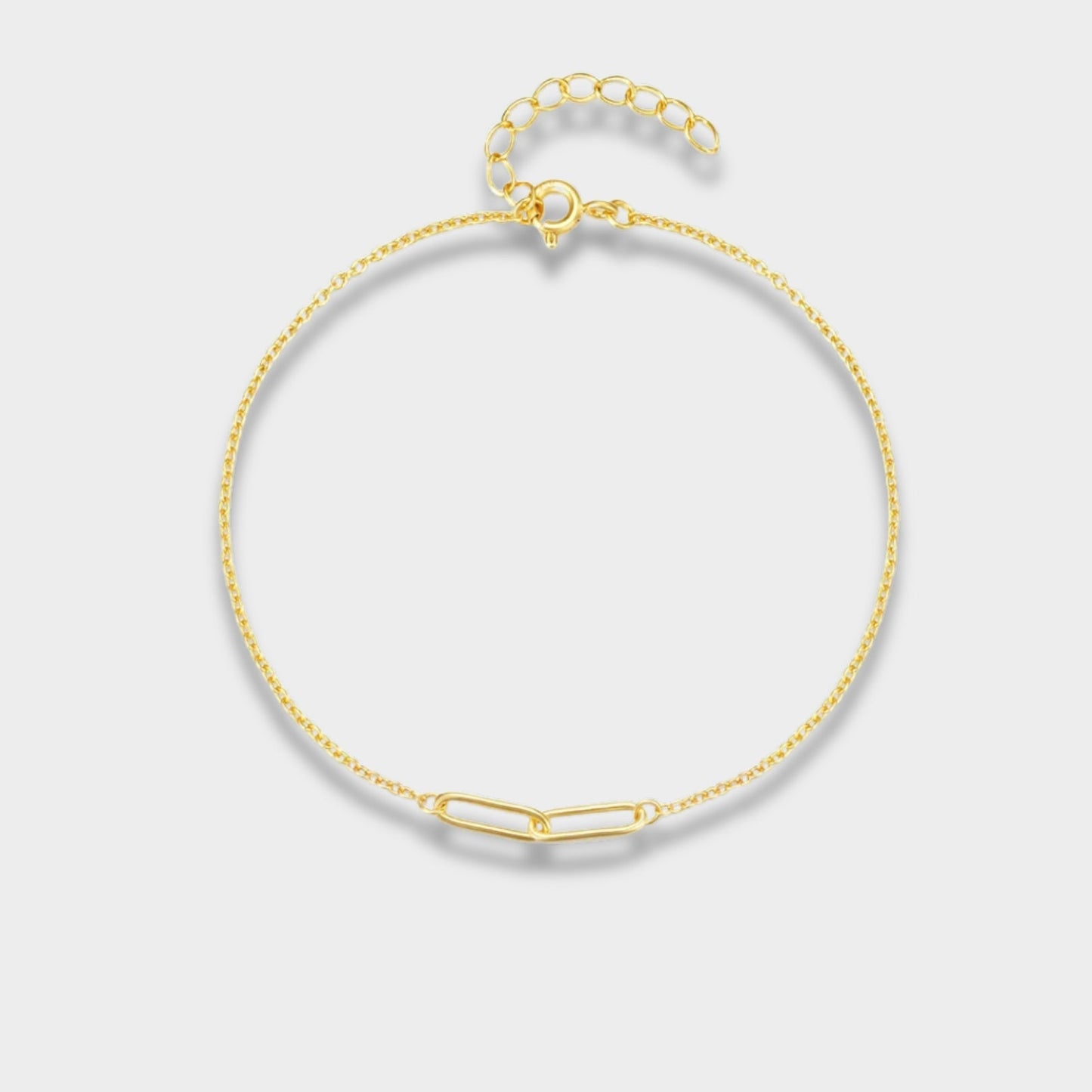 Couple's Long Distance Link Bracelet