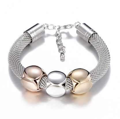 Test - Tri-Cube Metal Bracelet