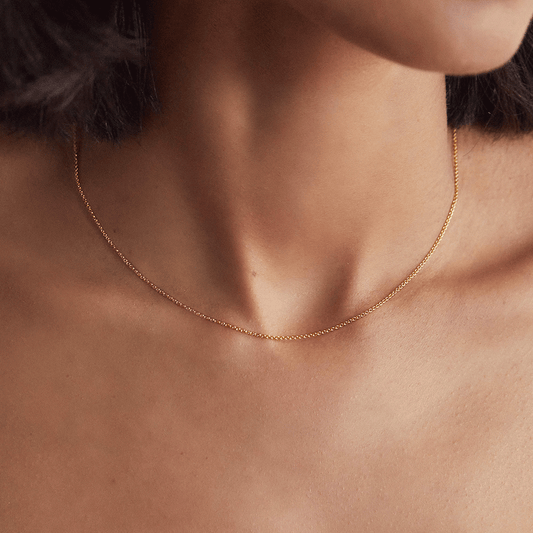 Belcher-Kette aus massivem Gold