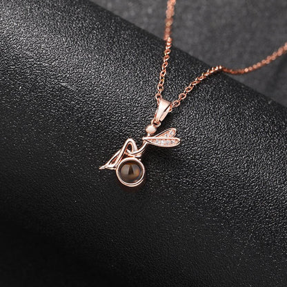 Custom Enchanted Fairy Hidden Photo Necklace