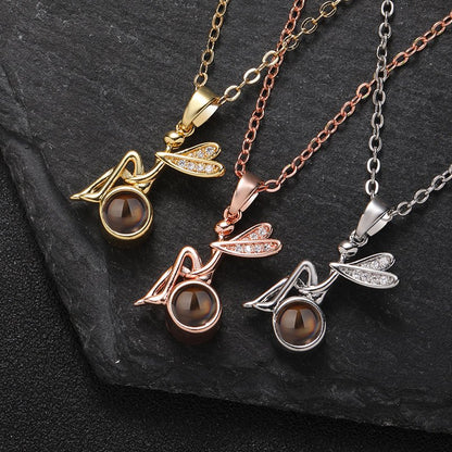 Custom Enchanted Fairy Hidden Photo Necklace