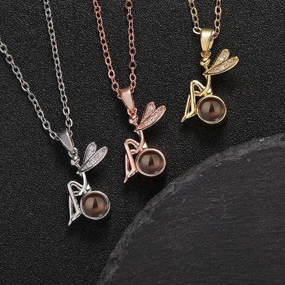 Custom Enchanted Fairy Hidden Photo Necklace